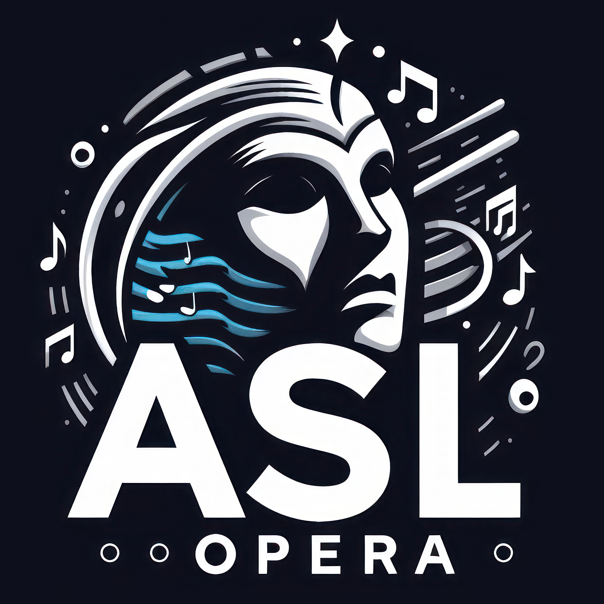 ASL Opera Face Logo!